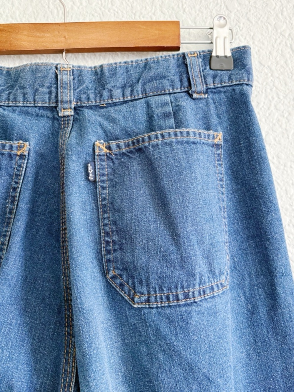 Vintage Levi’s Strauss High Rise Wide Leg Trouser Jeans Rare Vintage - Picture 8 of 11